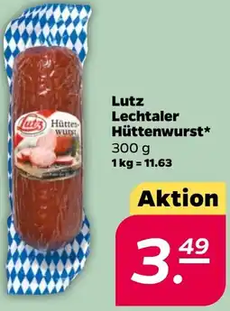 NETTO Lutz Lechtaler Hüttenwurst Angebot