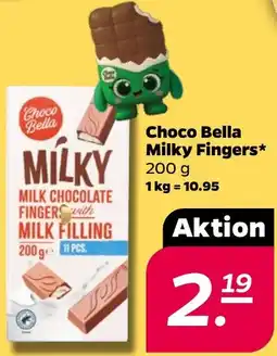 NETTO Choco Bella Milky Fingers Angebot