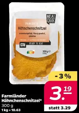 NETTO Farmländer Hähnchenschnitzel Angebot