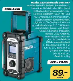 NETTO Makita Baustellenradio DMR 116 Angebot