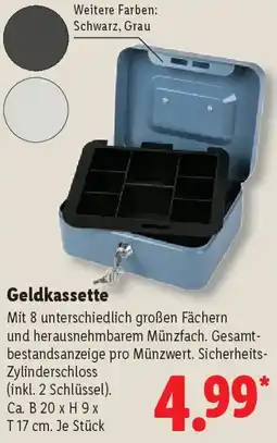 Lidl Geldkassette Angebot