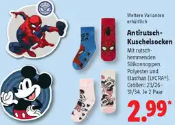 Lidl Antirutsch Kuschelsocken Angebot