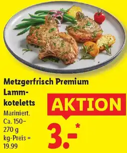 Lidl Metzgerfrisch Premium Lammkoteletts Angebot