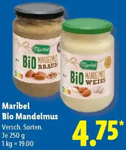 Lidl Maribel Bio Mandelmus Angebot