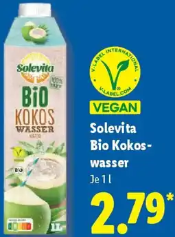 Lidl Solevita Bio Kokoswasser Angebot