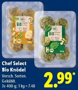 Lidl Chef Select Bio Knödel Angebot