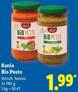 Lidl Kania Bio Pesto Angebot