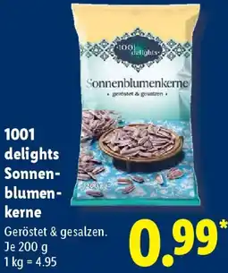 Lidl 1001 delights Sonnenblumenkerne Angebot