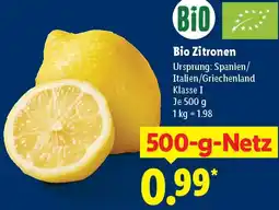 Lidl Bio Zitronen Angebot