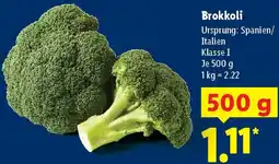 Lidl Brokkoli Angebot