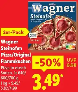 Lidl Wagner Steinofen Pizza/Original Flammkuchen Angebot