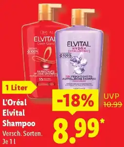 Lidl L'Oréal Elvital Shampoo Angebot