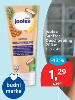 Budni joolea Sanftes Duschpeeling Angebot
