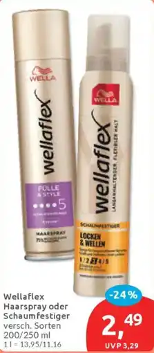 Budni WELLA Wellaflex Haarspray oder Schaumfestiger Angebot