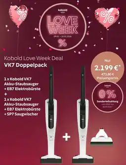 Vorwerk kobold Akku-Staubsauger VK7 Doppelpack Angebot