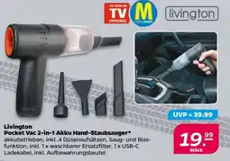 NETTO Livington Pocket Vac 2-in-1 Akku Hand-Staubsauger Angebot