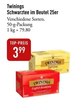 Galeria Markthalle Twinings Schwarztee im Beutel 25er Angebot