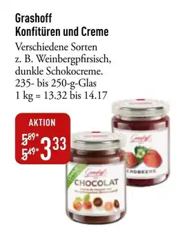Galeria Markthalle Grashoff Konfitüren und Creme Angebot