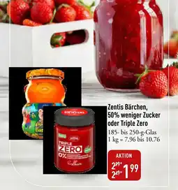 Galeria Markthalle Zentis Bärchen, 50% weniger Zucker oder Triple Zero Angebot
