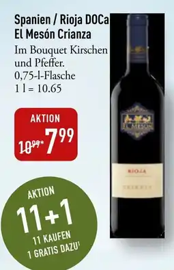 Galeria Markthalle DOCa El Mesón Crianza Angebot