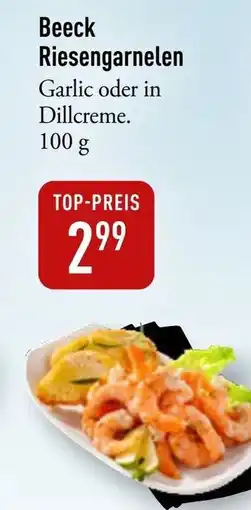 Galeria Markthalle Beeck Riesengarnelen Angebot