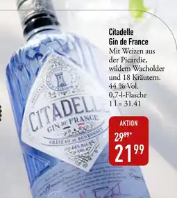Galeria Markthalle Citadelle Gin de France Angebot
