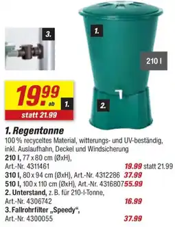 toom Baumarkt 1. Regentonne Angebot