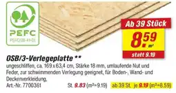 toom Baumarkt OSB/3-Verlegeplatte Angebot