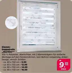 NETTO Klemm Doppelrollo ,,Maritim Angebot
