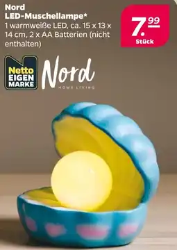 NETTO Nord LED-Muschellampe Angebot