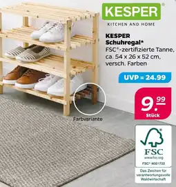 NETTO KESPER Schuhregal Angebot