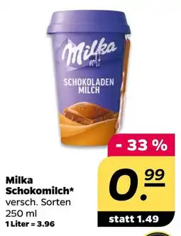 NETTO Milka Schokomilch Angebot