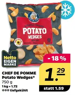 NETTO CHEF DE POMME Potato Wedges Angebot