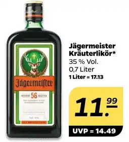 NETTO Jägermeister Kräuterlikör Angebot