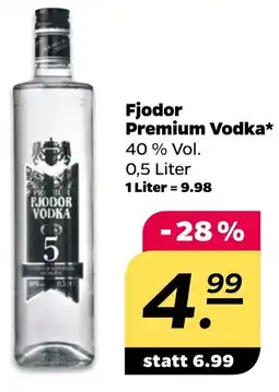 NETTO Fjodor Premium FJODOR VODKA Angebot