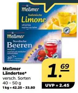 NETTO Meẞmer Ländertee Angebot