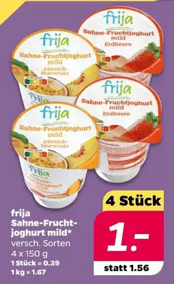 NETTO frija Sahne-Fruchtjoghurt mild Angebot