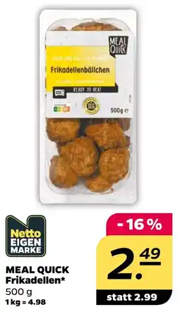 NETTO MEAL QUICK Frikadellen Angebot