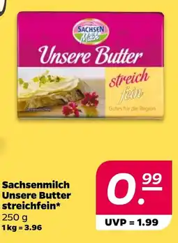 NETTO Sachsenmilch Unsere Butter streichfein Angebot