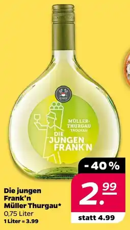 NETTO Die jungen Frank'n Müller Thurgau Angebot