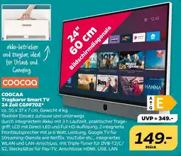 NETTO COOCAA Tragbarer Smart TV 24 Zoll CGPF70Z Angebot