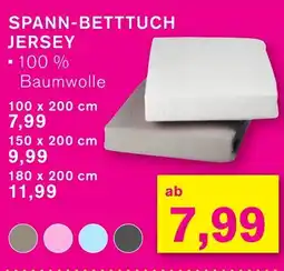 KODi Spann-betttuch jersey Angebot