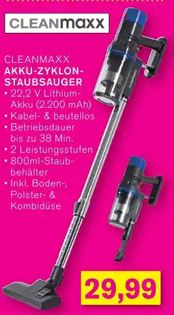 KODi CLEANMaxx akku-zyklon- staubsauger Angebot