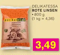 KODi Delikatessa rote linsen Angebot