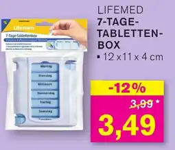 KODi Lifemed 7-tage- tabletten- box Angebot