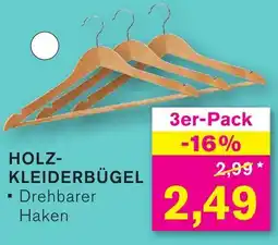 KODi Holz kleiderbügel 3er-Pack Angebot