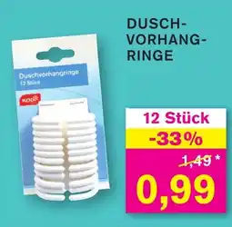 KODi Dusch vorhang ringe Angebot