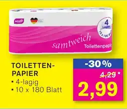 KODi Toiletten papier 4-lagig Angebot