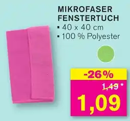 KODi Mikrofaser fenstertuch 40 x 40 cm Angebot