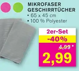 KODi Mikrofaser geschirrtücher 2er-Set Angebot